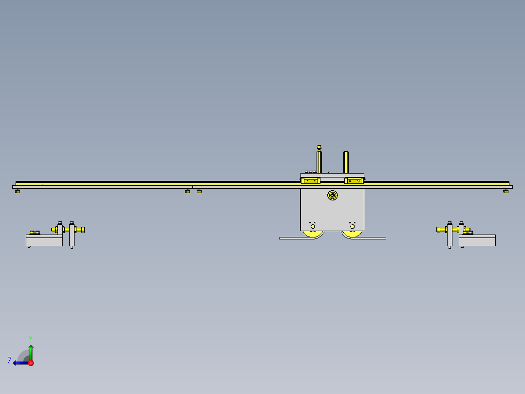自走式组件移动右视图