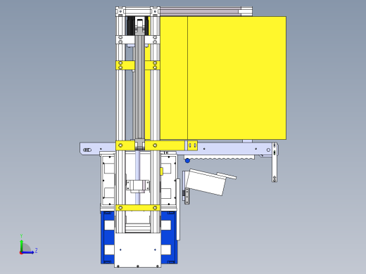 18650电池装盆机（sw16可编辑+工程图）左视缩略图