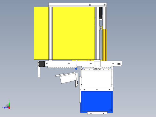 18650电池装盆机（sw16可编辑+工程图）右视缩略图
