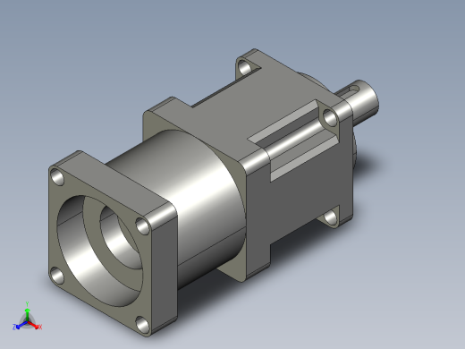 几种无极变速减速器3D模型
