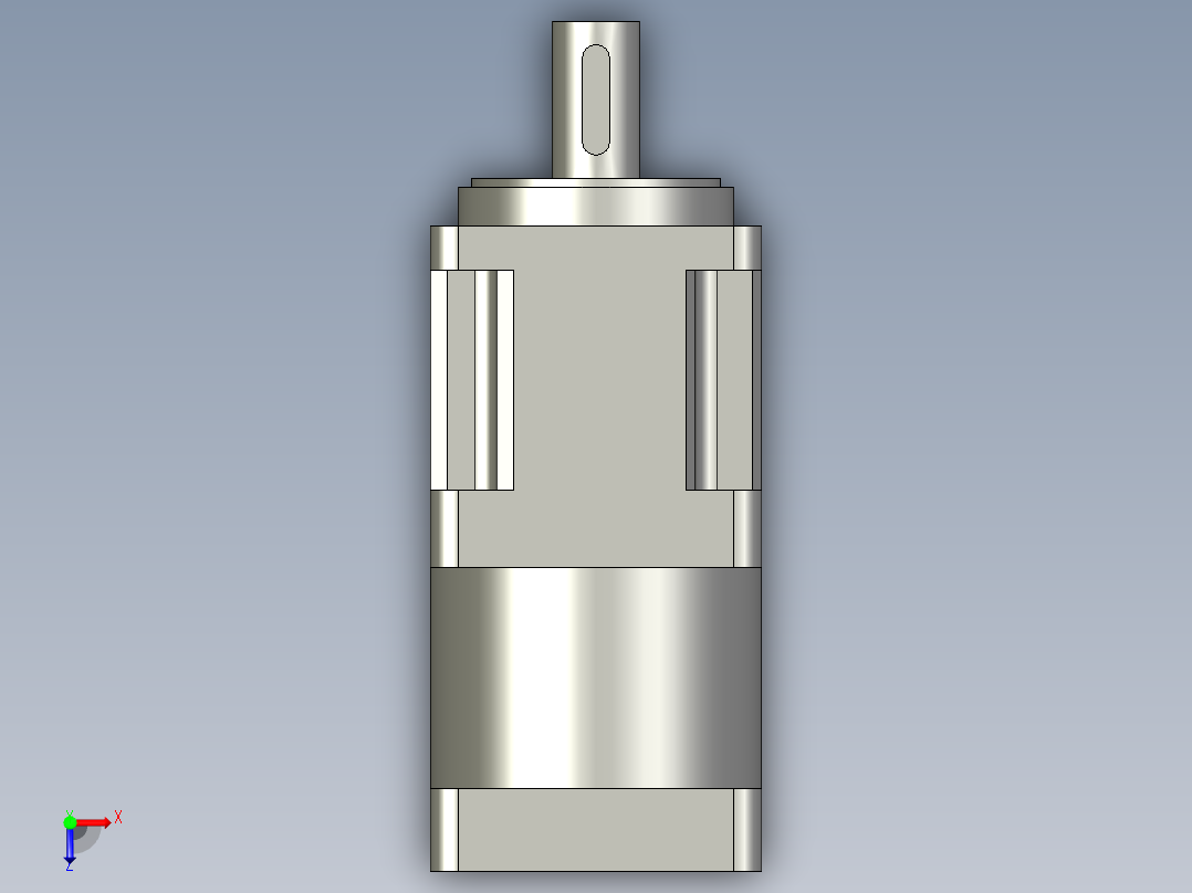 几种无极变速减速器3D模型俯视图