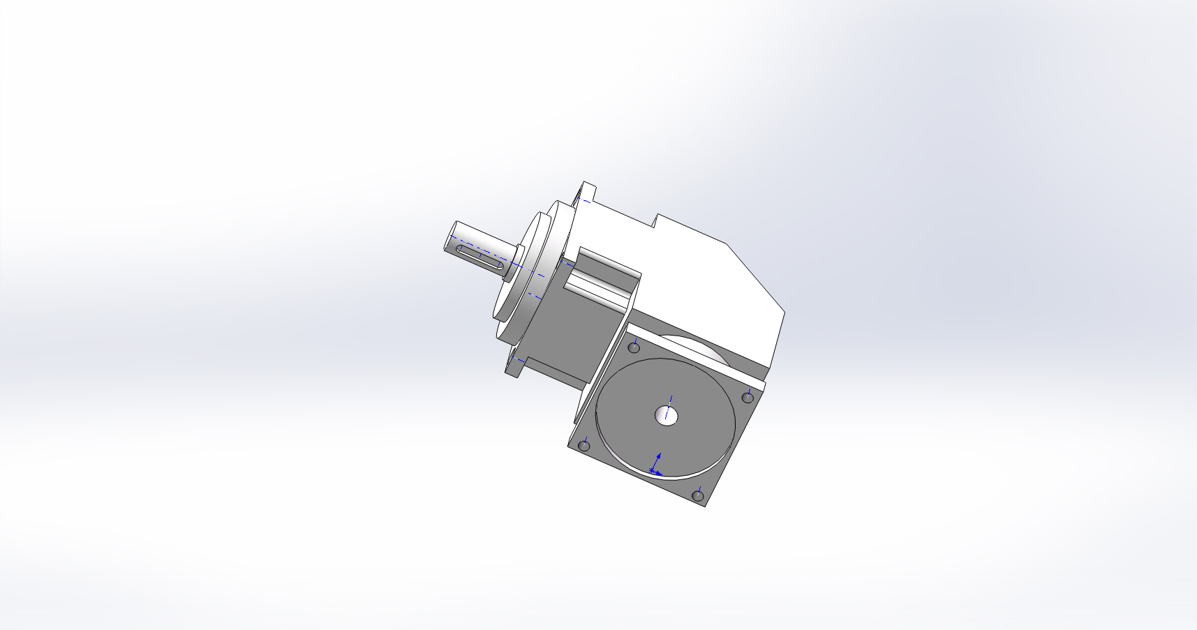 几种无极变速减速器3D模型
