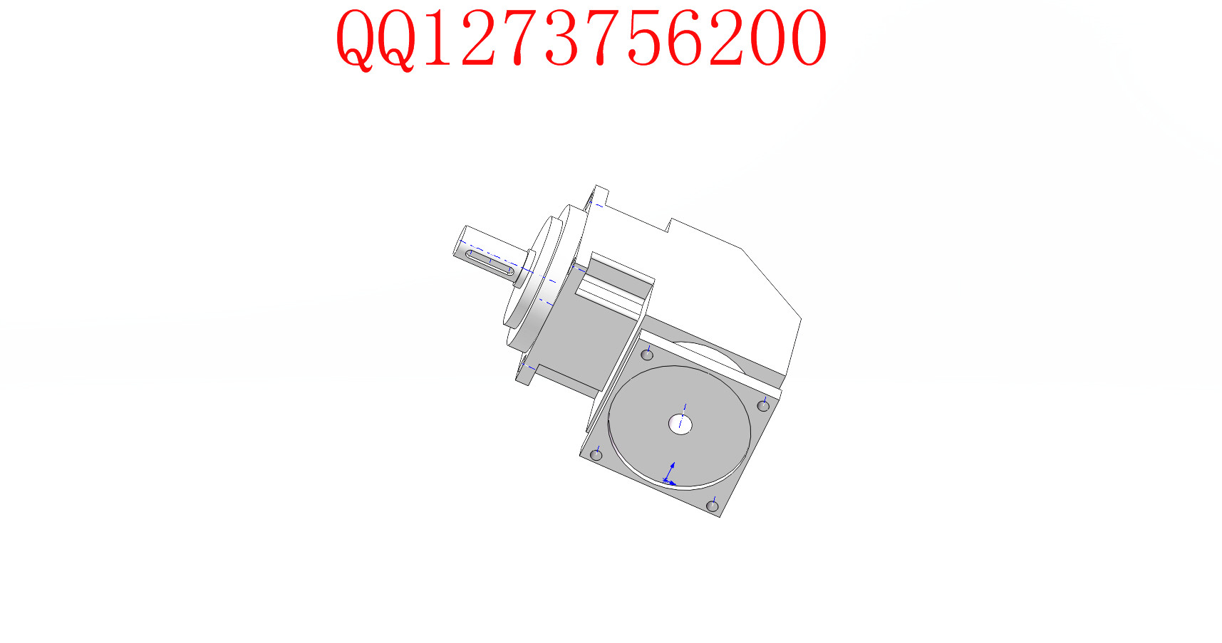 几种无极变速减速器3D模型