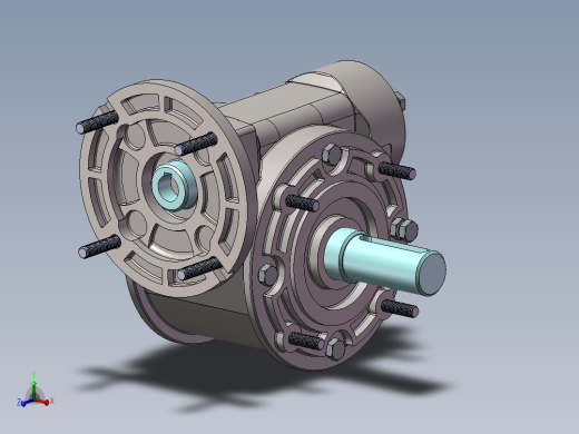 齿轮减速箱模型