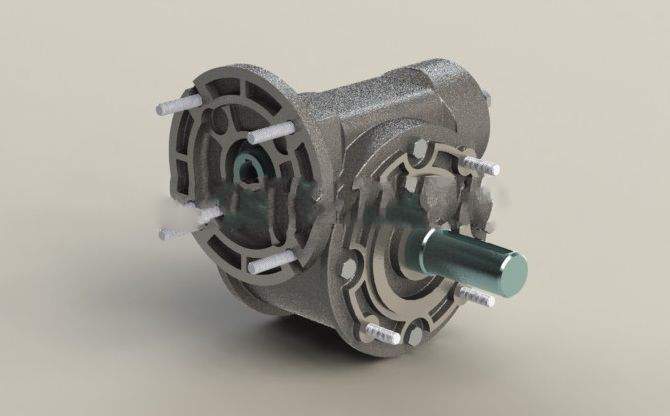 齿轮减速箱模型