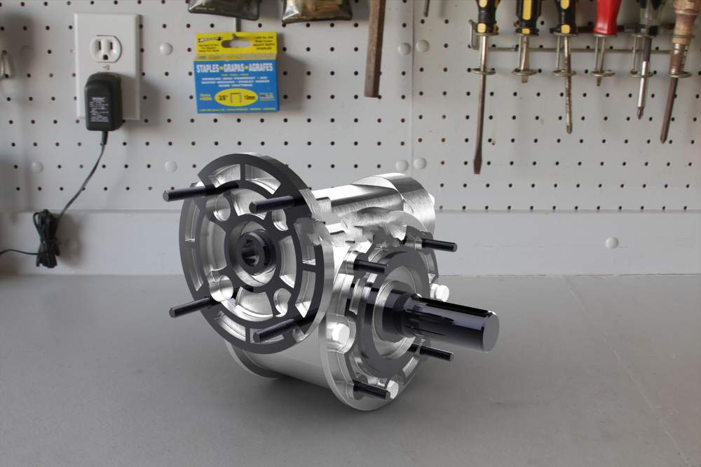 齿轮减速箱模型