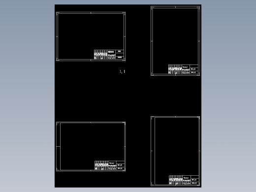 CAD标准图框模板