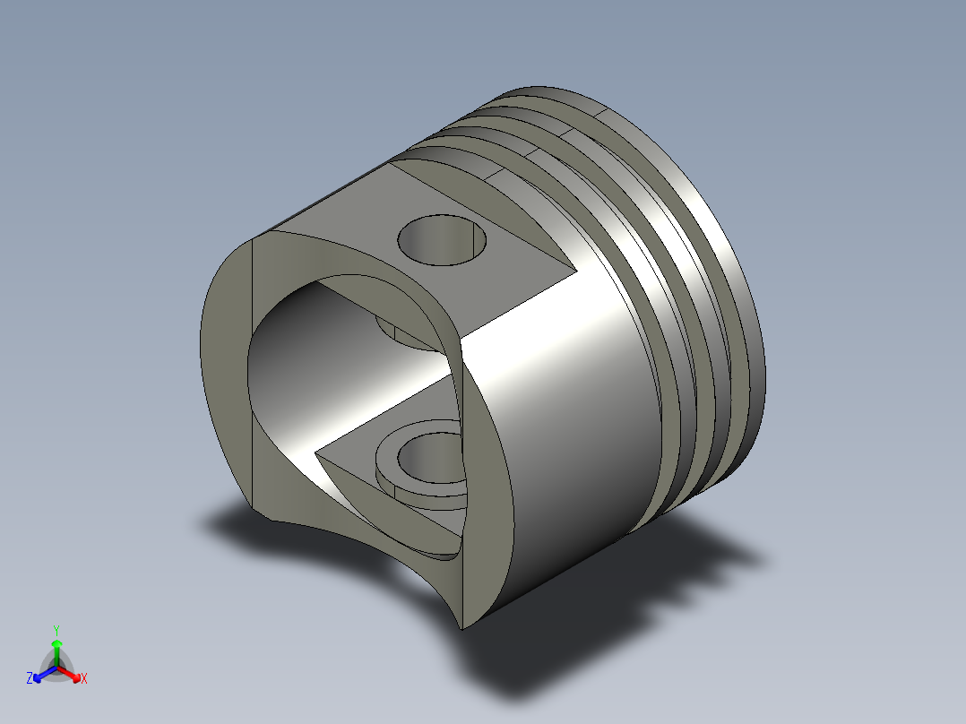 proe汽车活塞设计