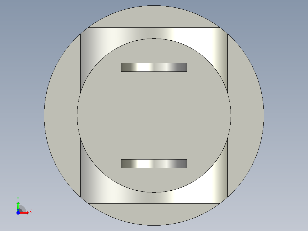 proe汽车活塞设计前视图
