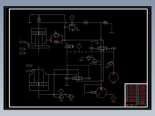 双缸四柱液压机的液压系统设计和PLC控制（优秀机械毕业设计含CAD图纸+说明书论文）