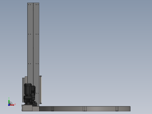 自动在线托盘式缠绕膜机覆膜包装机前视缩略图