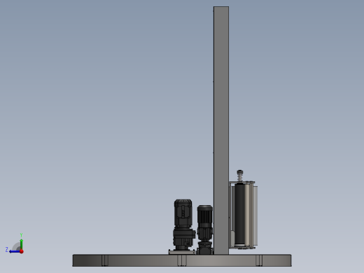 自动在线托盘式缠绕膜机覆膜包装机右视缩略图