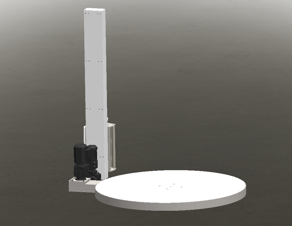 自动在线托盘式缠绕膜机覆膜包装机