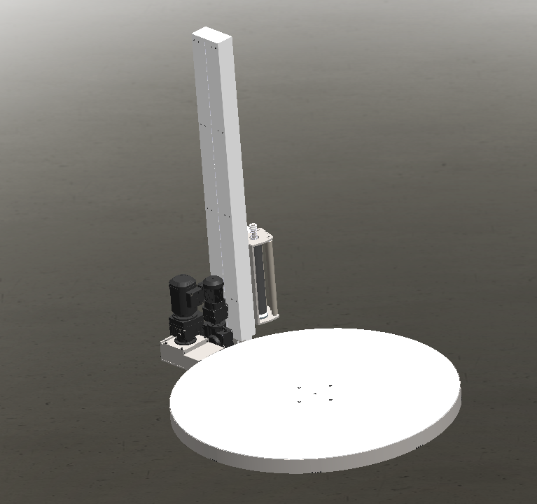 自动在线托盘式缠绕膜机覆膜包装机