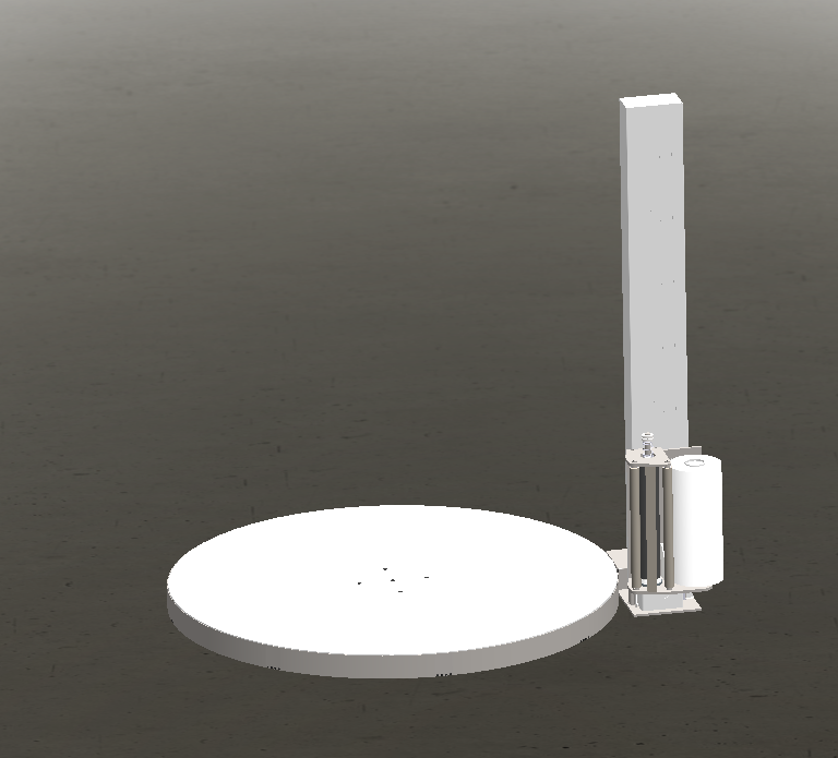 自动在线托盘式缠绕膜机覆膜包装机