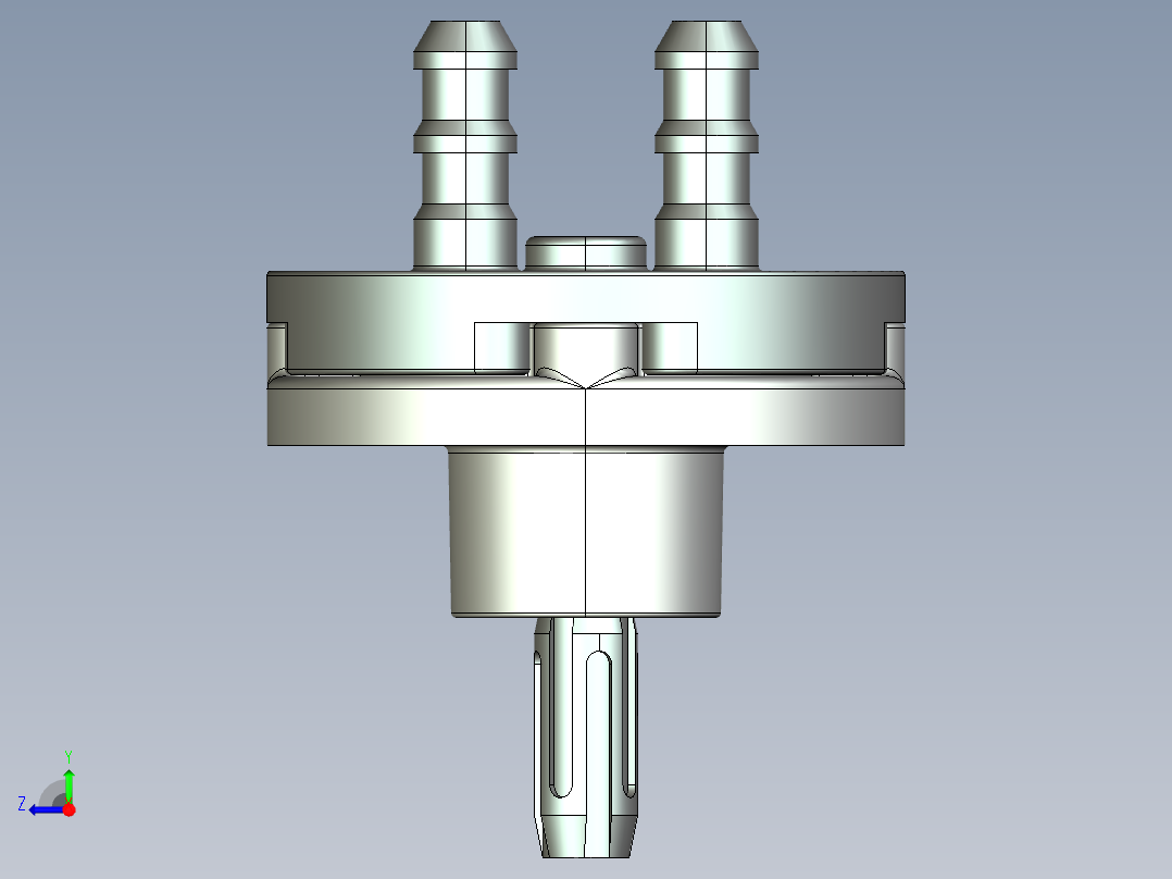 内齿轮泵右视图