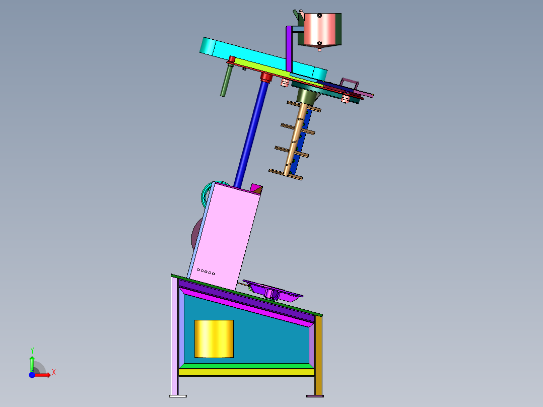 高粘度浆料锡膏硅胶搅拌机前视图