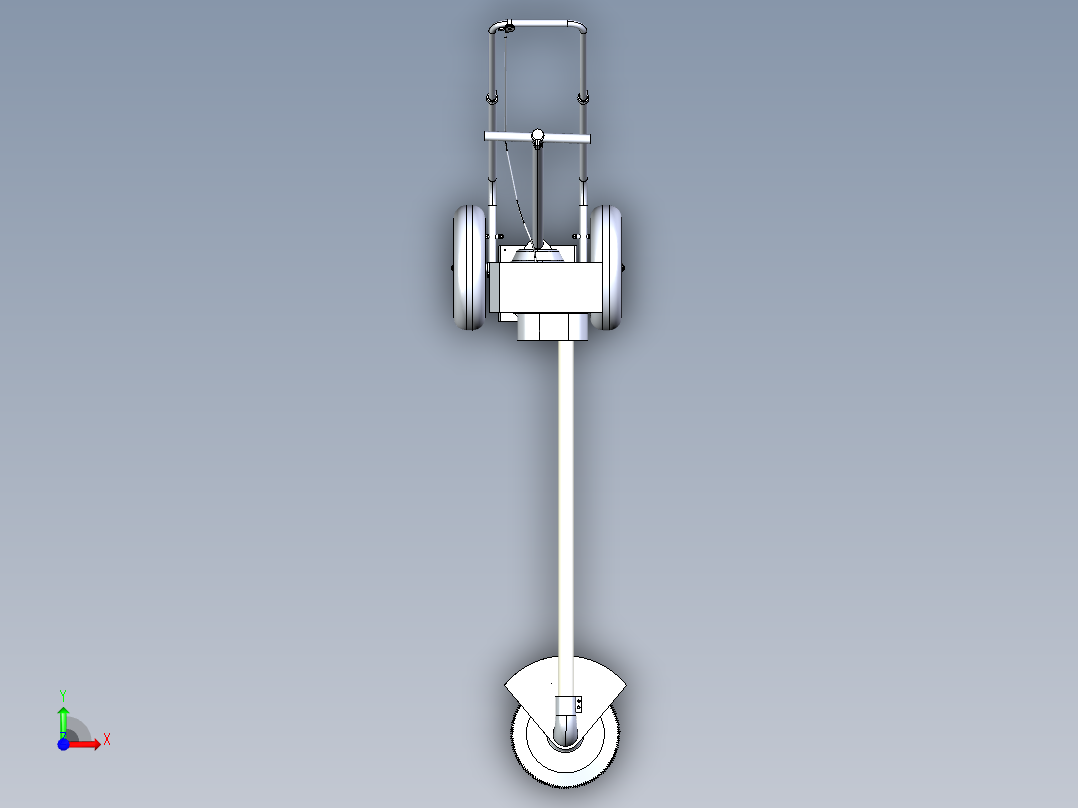 割草机模型资料含三维图+二维图前视图