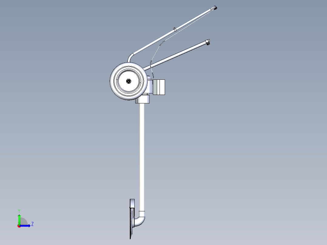 割草机模型资料含三维图+二维图左视图