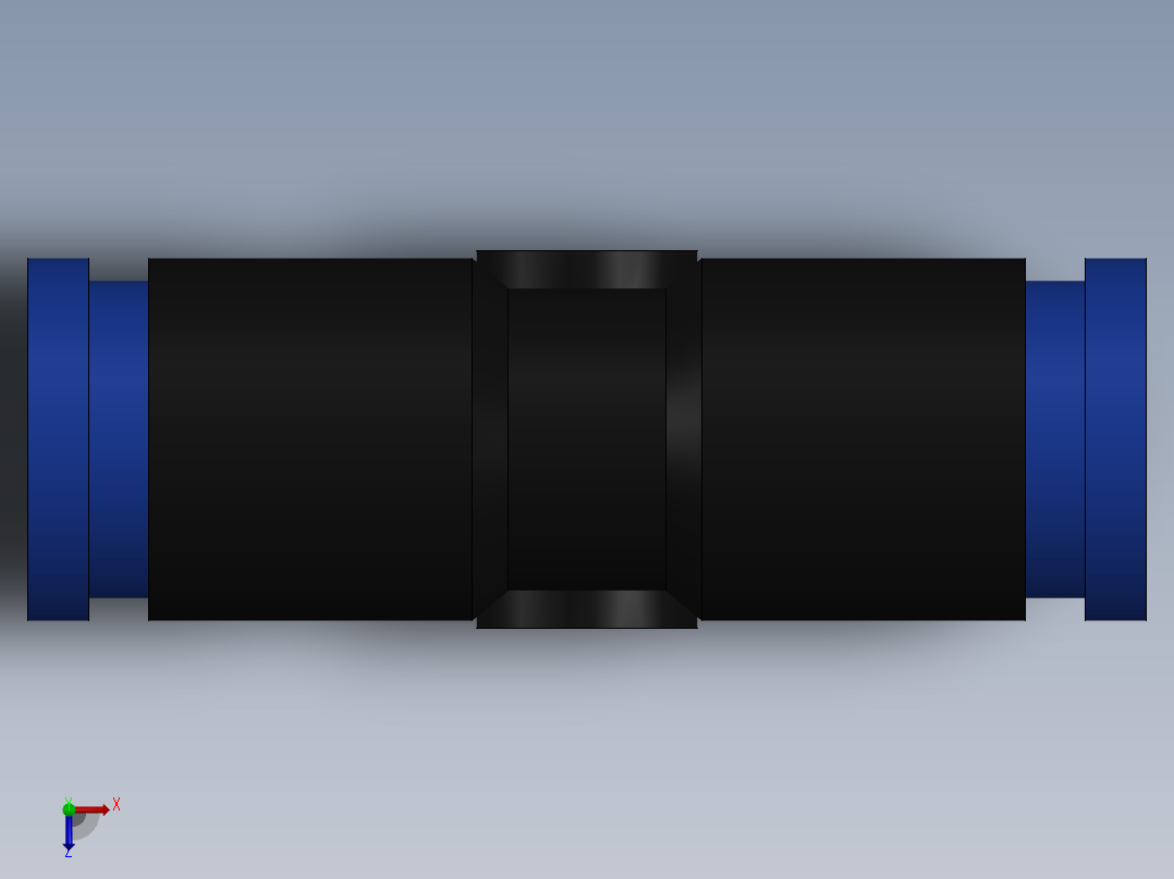 Ø6 - UNIÃO RETA (C00200600)俯视图