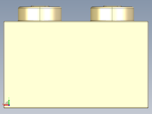 乐高套装 4421基本积木-4109995 - 3004 Brick Yellow -Tan Brick 1 x 2.STEP后视缩略图