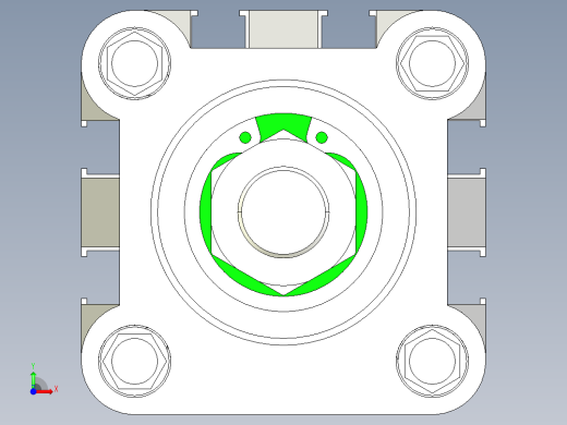 液压缸 油缸 (1)前视缩略图