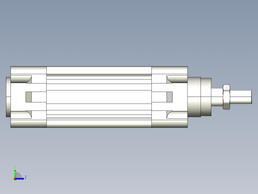 液压缸 油缸 (1)左视缩略图