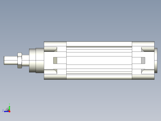 液压缸 油缸 (1)右视缩略图