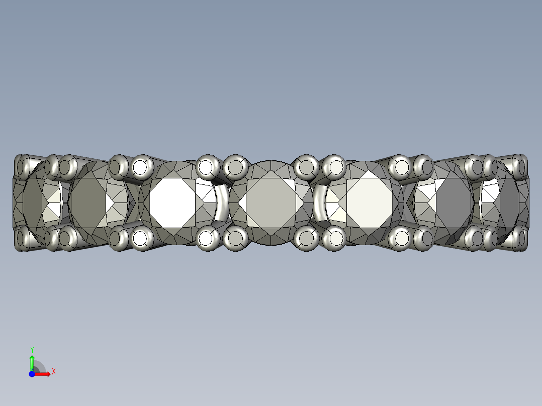 钻石戒指前视图