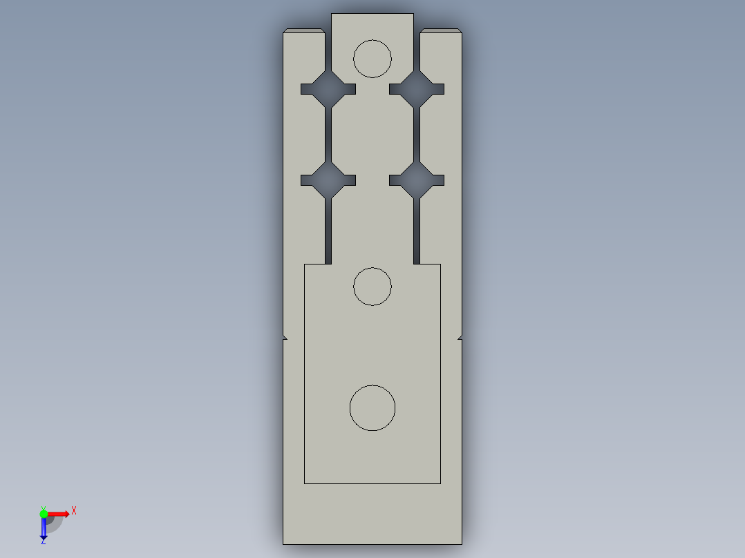 普通气爪PH07-06俯视图