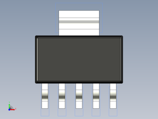 分立半导体元件封装-TI_DCQ_R-PDSO-G6前视缩略图