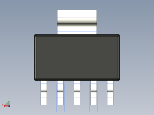 分立半导体元件封装-TI_DCQ_R-PDSO-G6后视缩略图