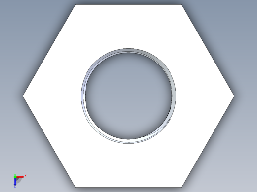 CPVC管件17-Sch80_ReducerBushing_FPTxSPIG_9838-249_2in x 1in俯视缩略图