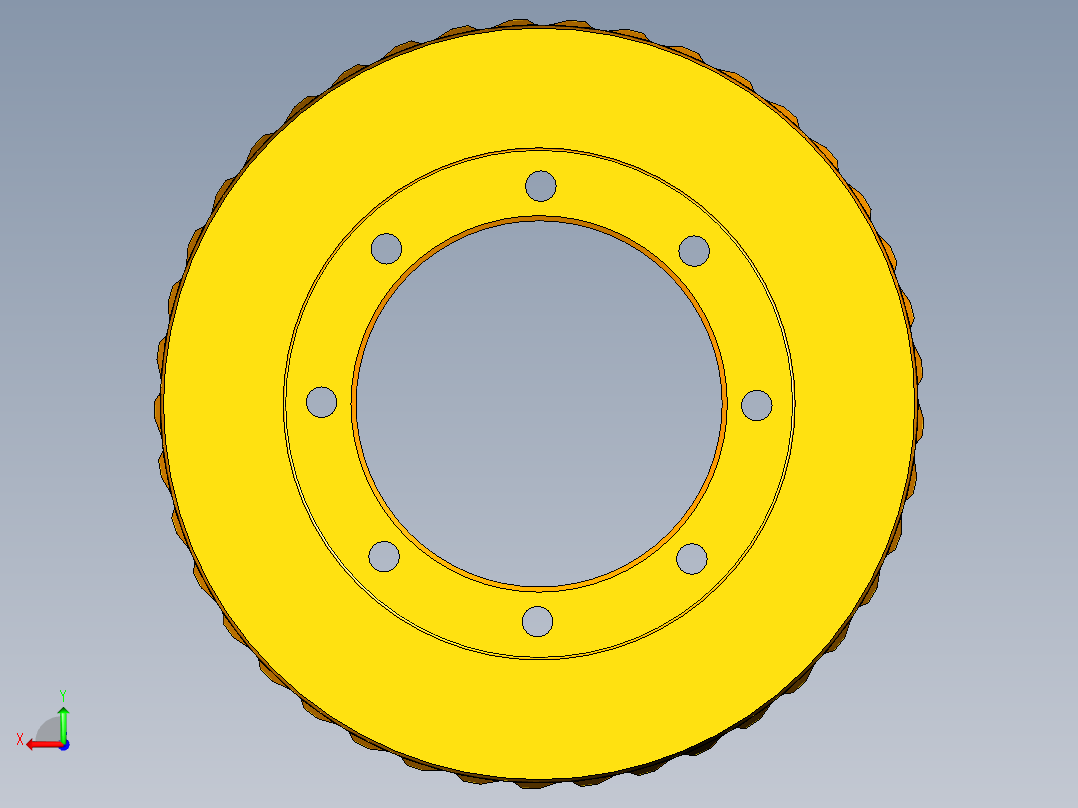 P098-某两吨货车后驱动桥单级主减速器设计及三维UG建模后视图