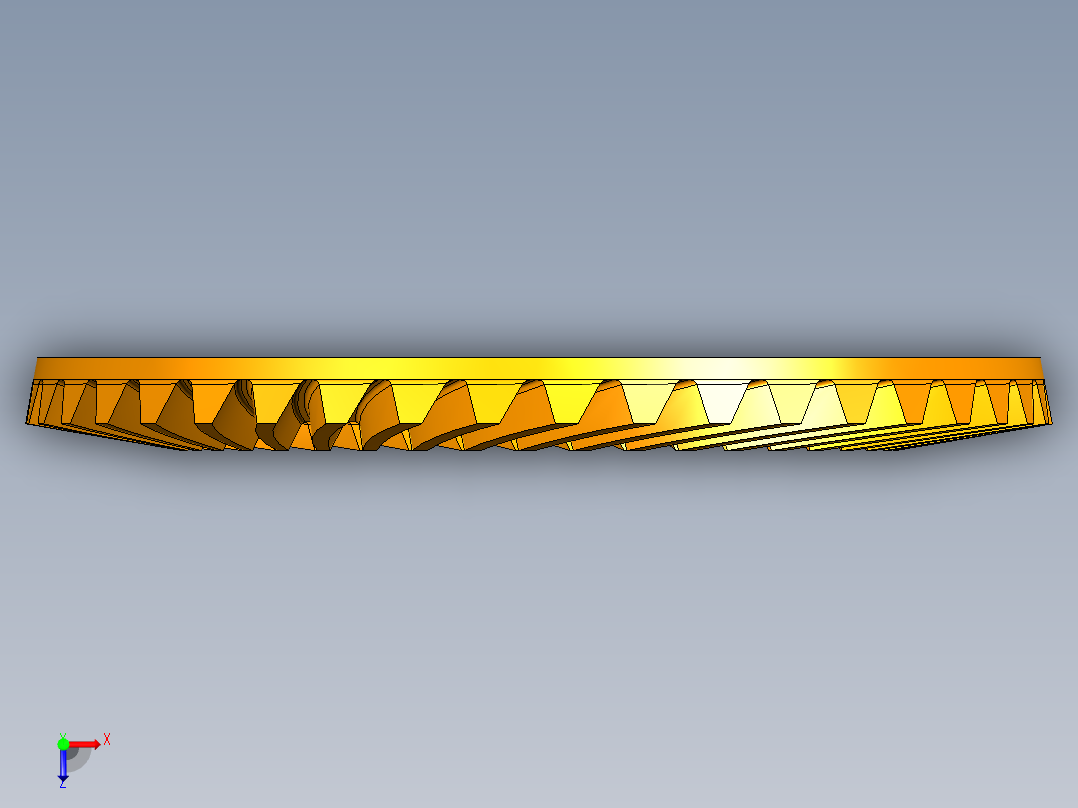 P098-某两吨货车后驱动桥单级主减速器设计及三维UG建模俯视图