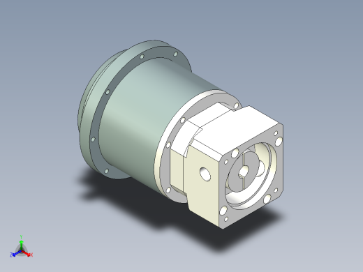 直齿PLH120-L3 14-73-98.43-M6.stp正等轴测缩略图