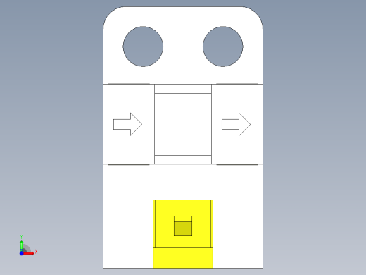 槽型光电传感器LU-Y65_3D前视缩略图