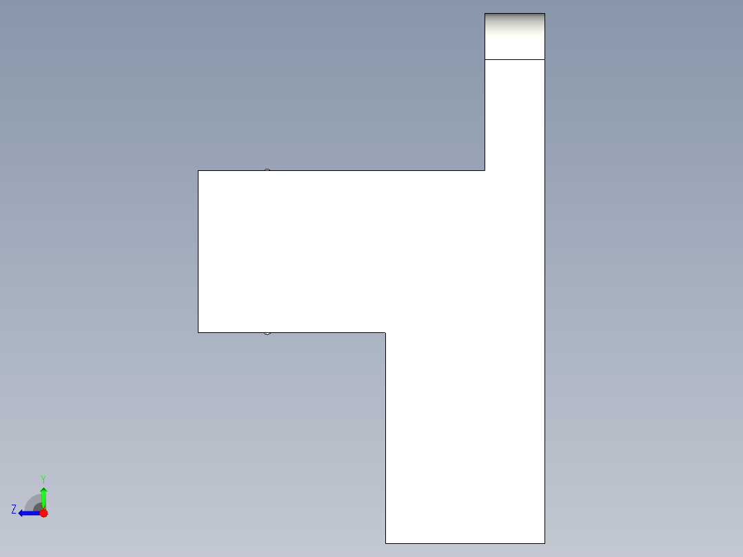 槽型光电传感器LU-Y65_3D右视图