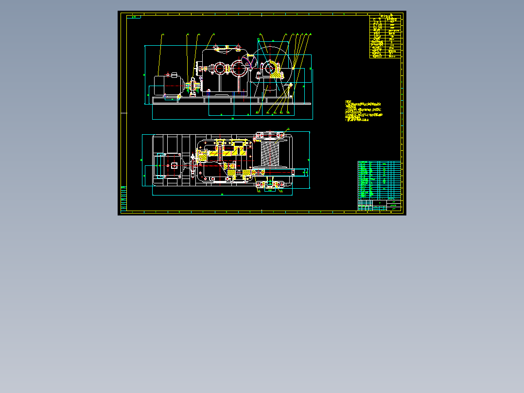 矿用绞车设计【含8张CAD图纸】