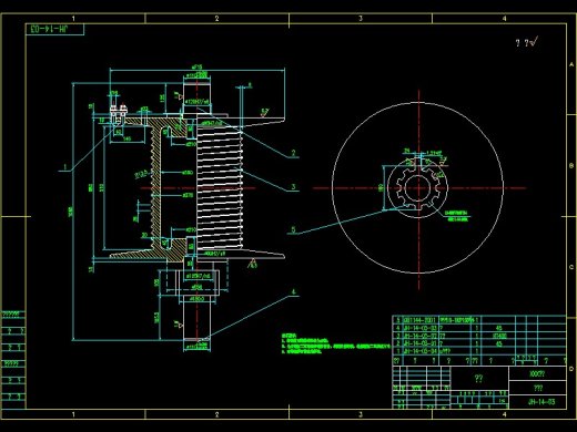 矿用绞车设计【含8张CAD图纸】缩略图