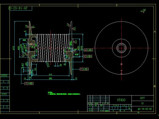矿用绞车设计【含8张CAD图纸】缩略图
