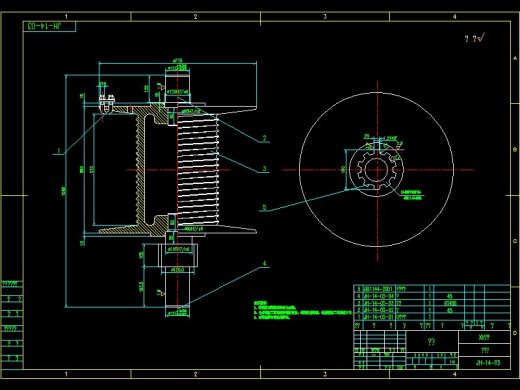 矿用绞车设计【含8张CAD图纸】缩略图