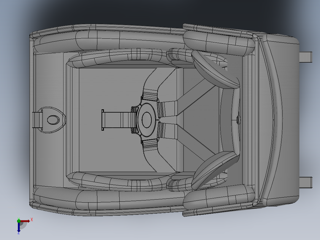 汽车座椅俯视图