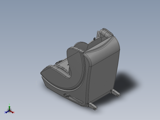 汽车座椅正等轴测缩略图