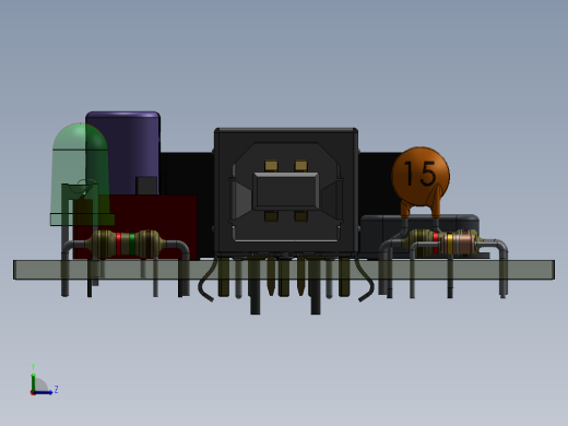 电路板pcb-usb-asp 11 STP IGS前视缩略图