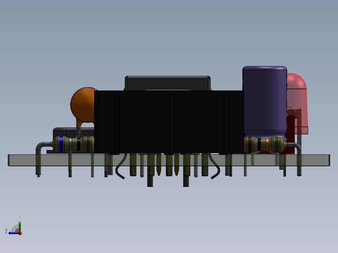 电路板pcb-usb-asp 11 STP IGS后视图