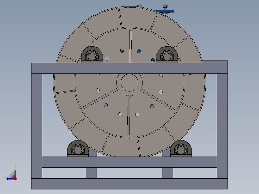 螺旋藻过滤机sw21可编辑右视图