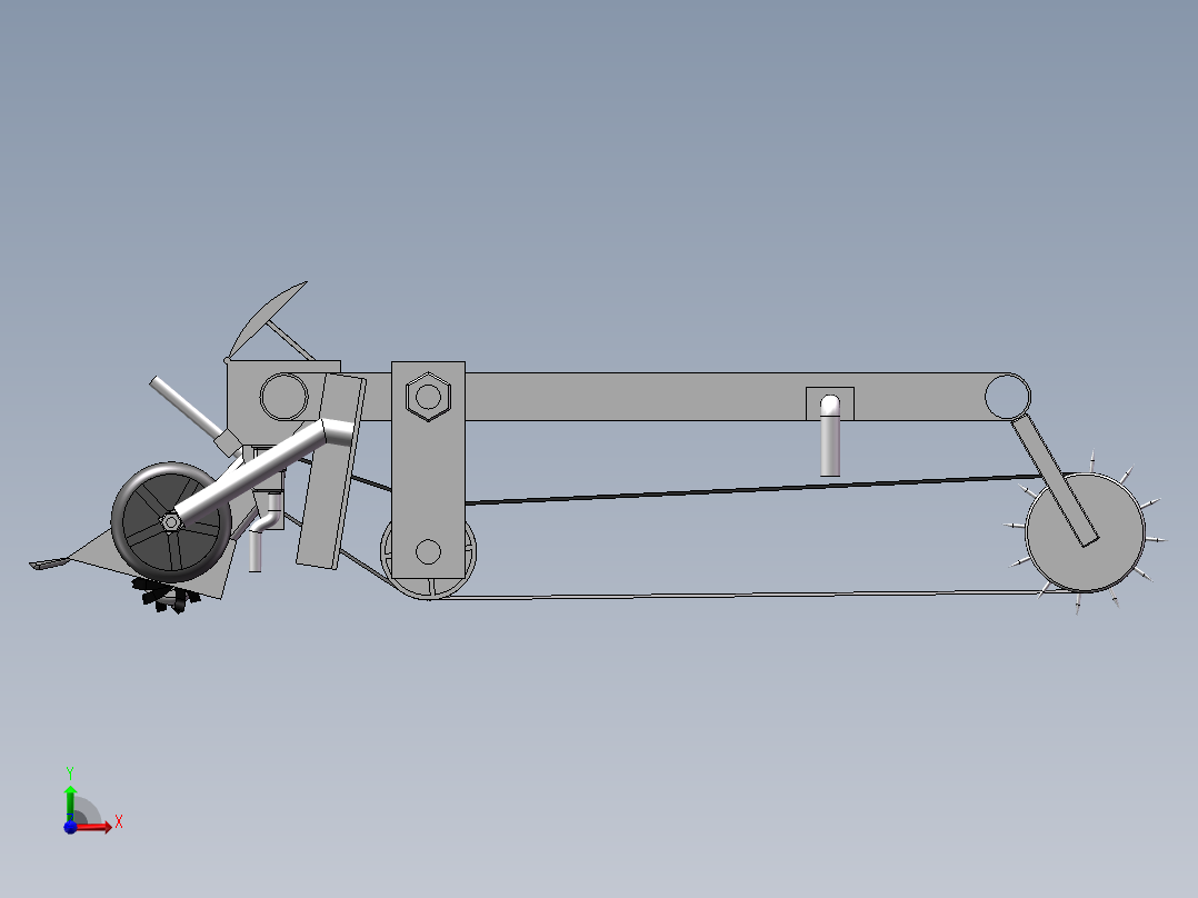 旋耕覆膜机sw22可编辑前视图