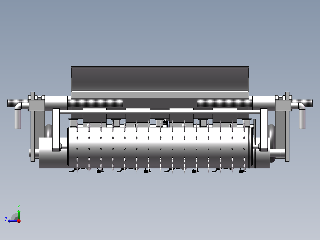 旋耕覆膜机sw22可编辑右视图