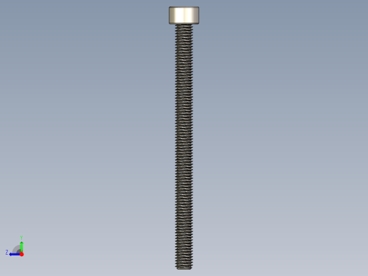 Screw_DIN_912_M5x70F_A2.STEP公制内六角螺钉右视缩略图